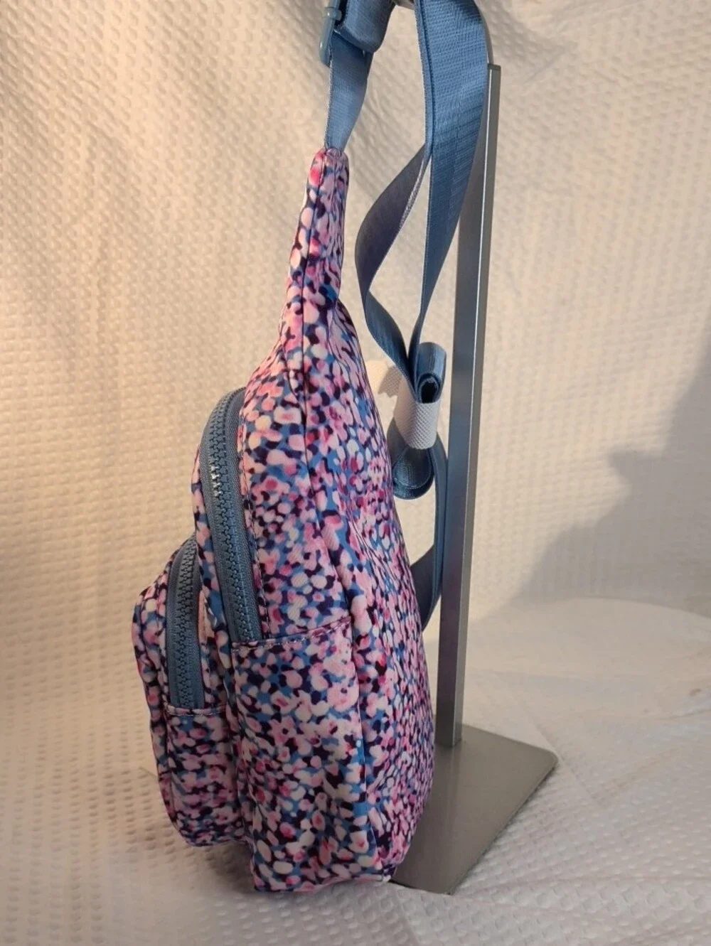 Wildfox HBWF-124-0026D-77 Violet Purple Pink &Blue Confetti Crossbody Sling Bag